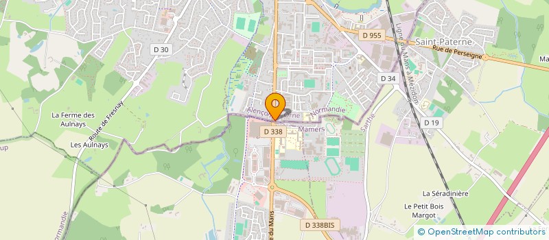 localisation de l'entreprise MAISONS CLAIR LOGIS à ALENCON
