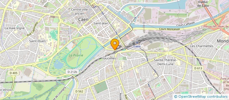 localisation de l'entreprise MAISONS CONTEMPORAINES FRANCAISES à CAEN