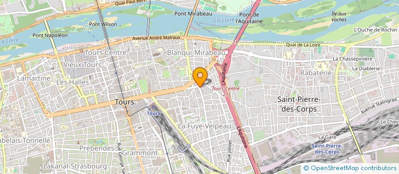 localisation de l'entreprise MAISONS CREASTYLE à TOURS
