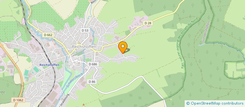 localisation de l'entreprise MAISONS CREPIS  REICHSHOFFEN