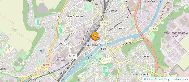 localisation de l'entreprise MAISONS CYNDELLE à CREIL