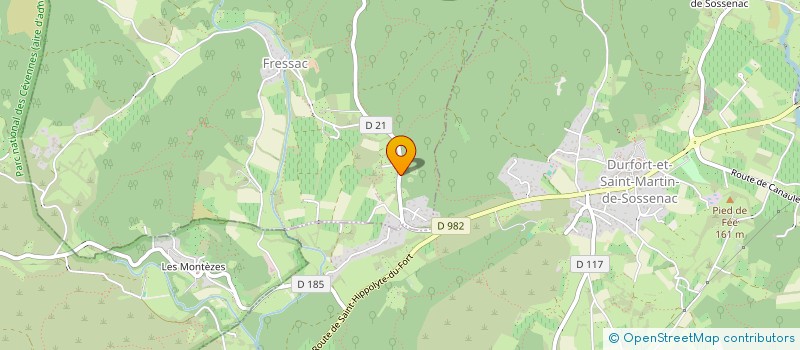 localisation de l'entreprise MAISONS D ANTAN  ST HIPPOLYTE DU FORT