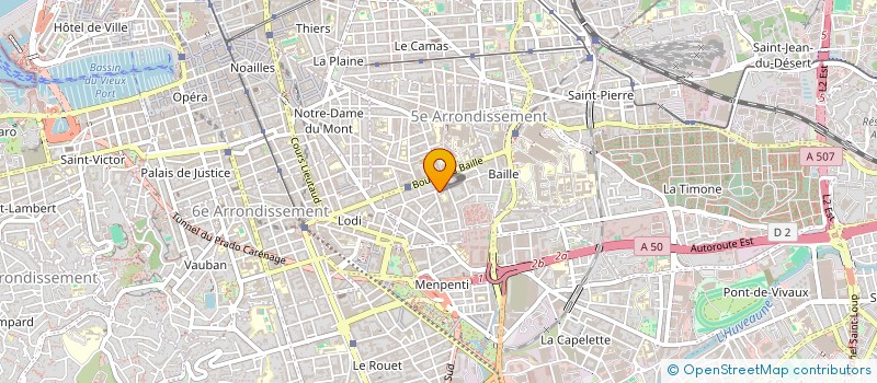 localisation de l'entreprise MAISONS D'ENFANTS PROTESTANTES DE MARSEILLE à MARSEILLE 5EME