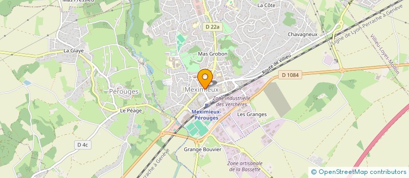 localisation de l'entreprise MAISONS D'EXCELLENCE CONSTRUCTEURS DE MAISONS INDIVIDUELLES à MEXIMIEUX