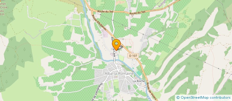 localisation de l'entreprise MAISONS D'HELVIE à ALBA-LA-ROMAINE