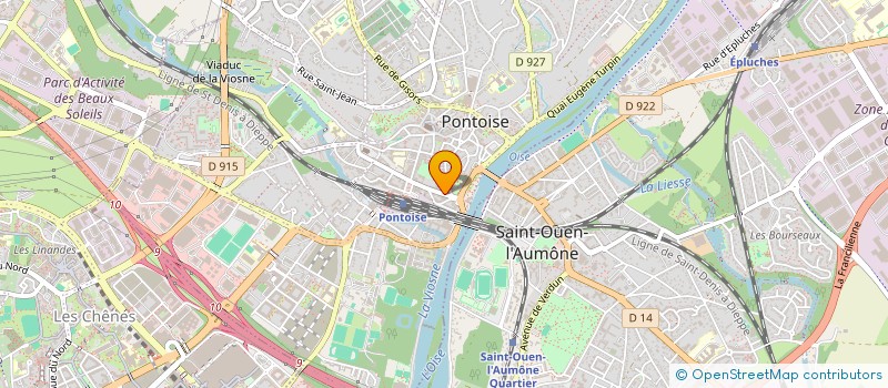 localisation de l'entreprise MAISONS D'ILE-DE-FRANCE CONSTRUCTION à PONTOISE