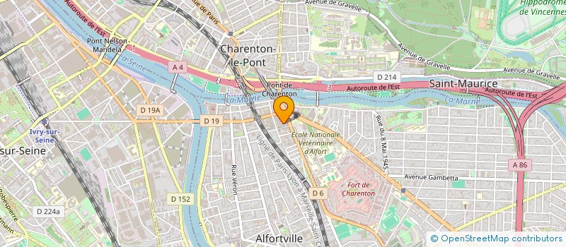 localisation de l'entreprise MAISONS DAVID à MAISONS-ALFORT