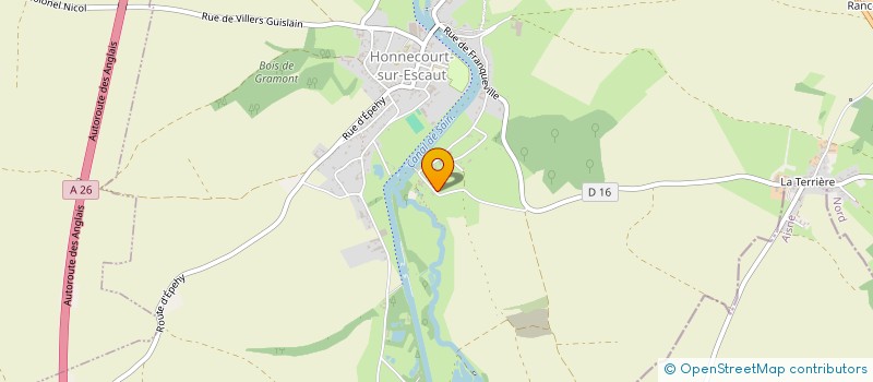 localisation de l'entreprise MAISONS DE DJAMILAH  HONNECOURT-SUR-ESCAUT