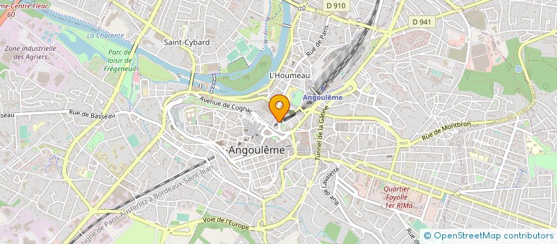 localisation de l'entreprise MAISONS DE L ANGOUMOIS à ANGOULEME