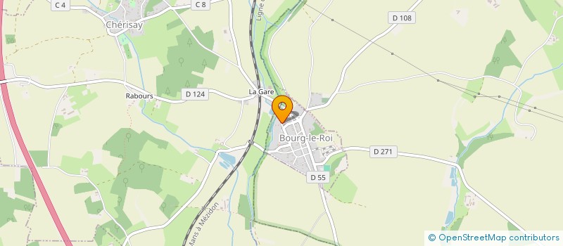 localisation de l'entreprise MAISONS DE LA GARE  BOURG-LE-ROI