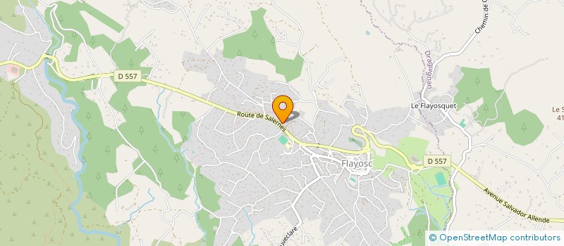 localisation de l'entreprise MAISONS DE PROVENCE  FLAYOSC