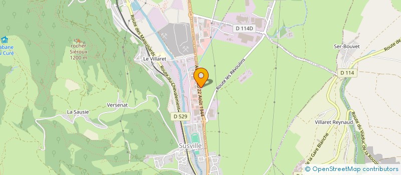 localisation de l'entreprise MAISONS DES ALPES  LA MURE