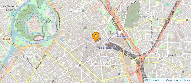 localisation de l'entreprise MAISONS DU FAUBOURG  LILLE