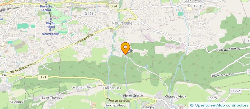 localisation de l'entreprise MAISONS DU LEMAN - CONSTRUCTION  NEUVECELLE