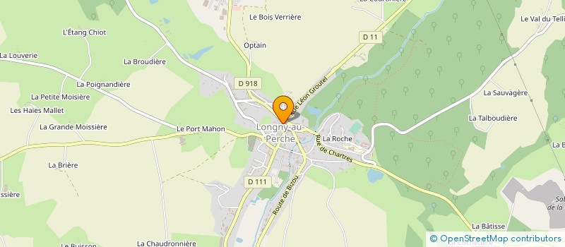 localisation de l'entreprise MAISONS DU PERCHE à LONGNY LES VILLAGES