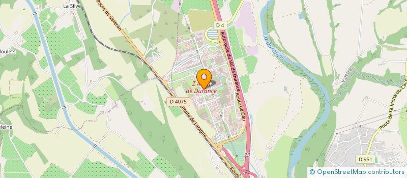 localisation de l'entreprise MAISONS ECOWOOD  SISTERON