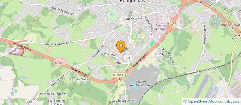 localisation de l'entreprise MAISONS EMIR  BOUGUENAIS