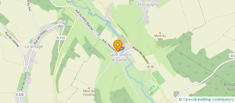 localisation de l'entreprise MAISONS ENVIRONNEMENTALES  SAINT-MARTIN-LE-GAILLARD