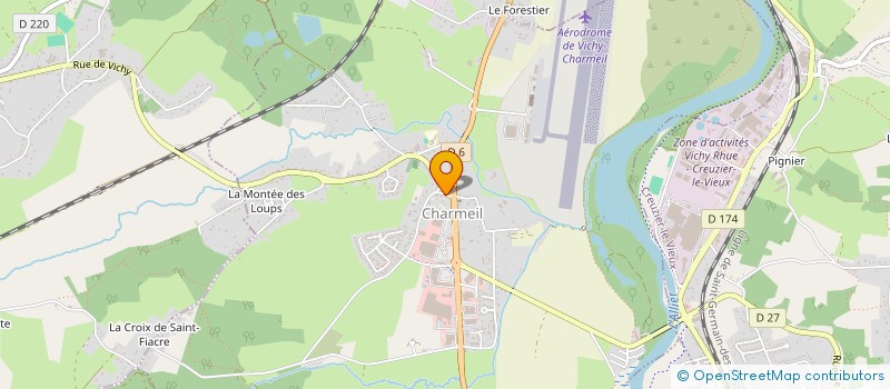 localisation de l'entreprise MAISONS ESAA à CHARMEIL