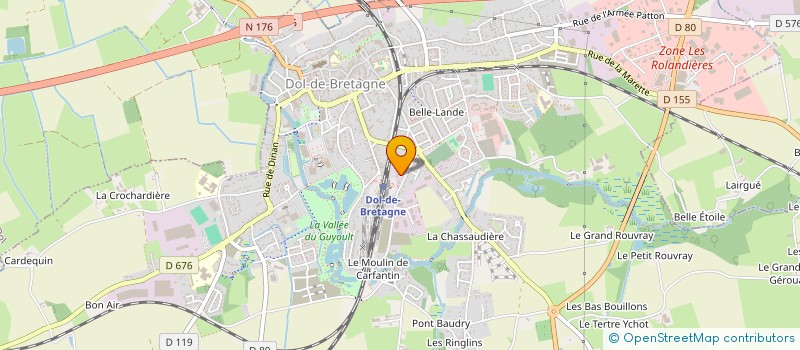 localisation de l'entreprise MAISONS ESPACE 2000 à DOL-DE-BRETAGNE