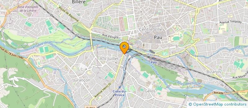 localisation de l'entreprise MAISONS ET CONSTRUCTIONS à PAU
