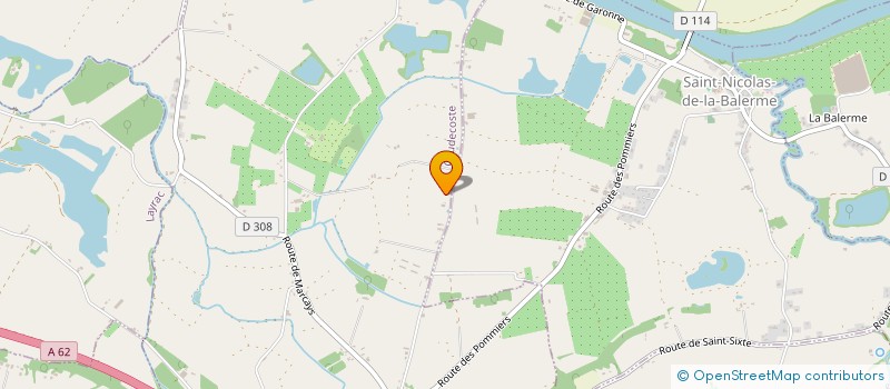 localisation de l'entreprise MAISONS ET DEMEURES DE FRANCE  CAUDECOSTE