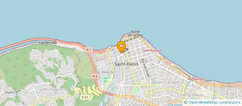 localisation de l'entreprise MAISONS ET JARDINS à SAINT-DENIS
