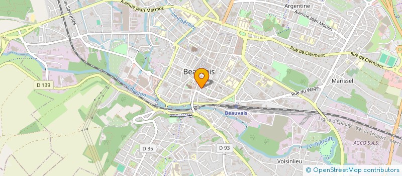 localisation de l'entreprise MAISONS ET PATRIMOINES  BEAUVAIS