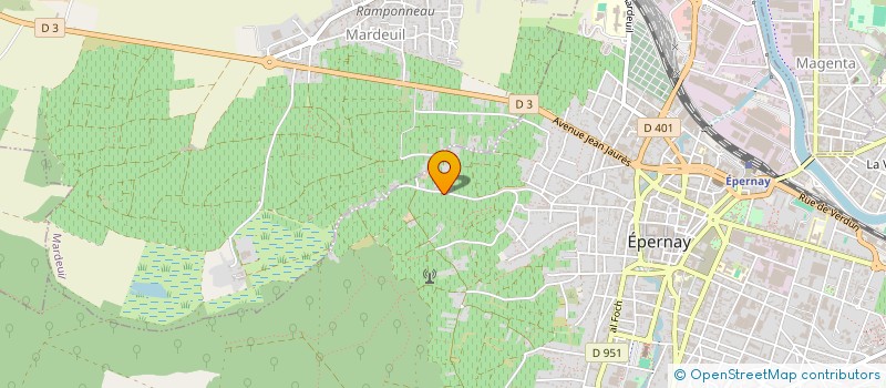 localisation de l'entreprise MAISONS ET SAVOIR-FAIRE D'EXCELLENCE  EPERNAY