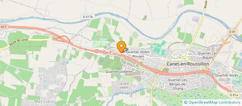 localisation de l'entreprise MAISONS ET TRADITION IMMOBILIER  CANET-EN-ROUSSILLON