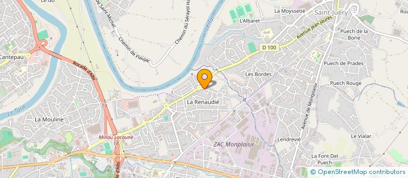 localisation de l'entreprise MAISONS ET TRADITIONS DE PAYS à ALBI