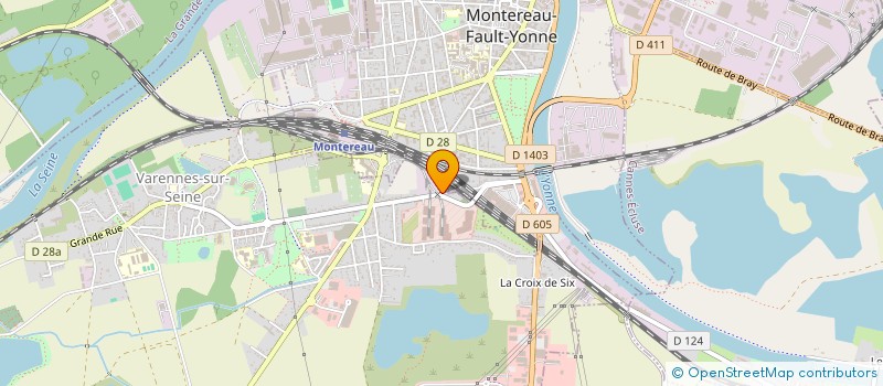 localisation de l'entreprise MAISONS ET TRAVAUX  VARENNES-SUR-SEINE