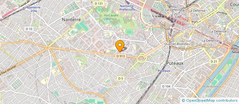 localisation de l'entreprise MAISONS ET VILLAGES à NANTERRE