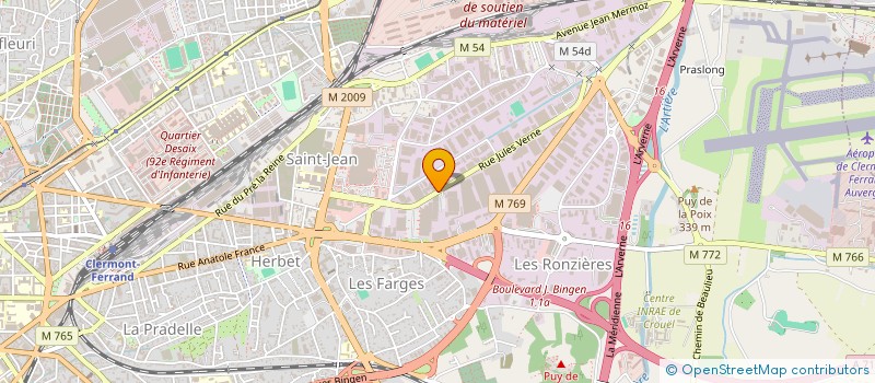 localisation de l'entreprise MAISONS ETIX à CLERMONT-FERRAND