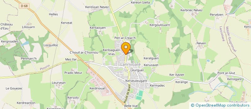 localisation de l'entreprise MAISONS FAMILIALES DE L'IROISE  SAINT-RENAN
