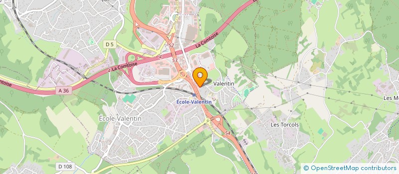 localisation de l'entreprise MAISONS HAPPY  ECOLE-VALENTIN