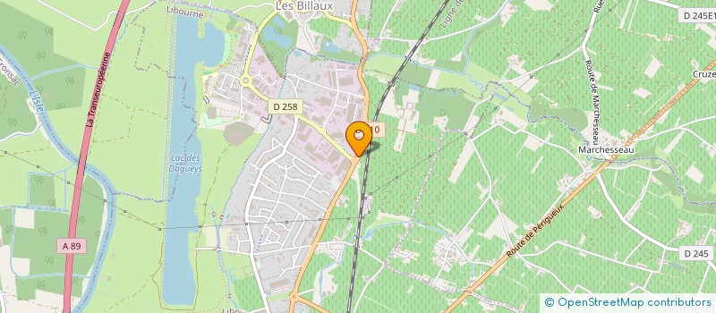 localisation de l'entreprise MAISONS IDEOZ 33 à LIBOURNE