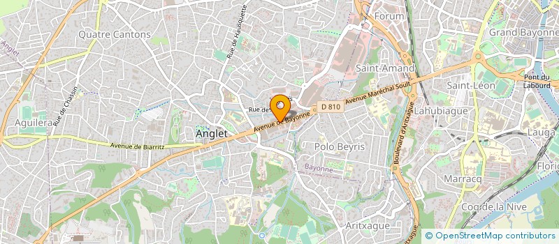 localisation de l'entreprise MAISONS IGUSKI à ANGLET