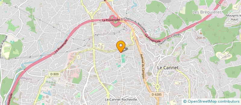 localisation de l'entreprise MAISONS IMMEUBLES APPARTEMENTS à LE CANNET
