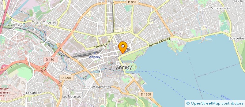 localisation de l'entreprise MAISONS INDIVIDUELLES CONSEIL à ANNECY