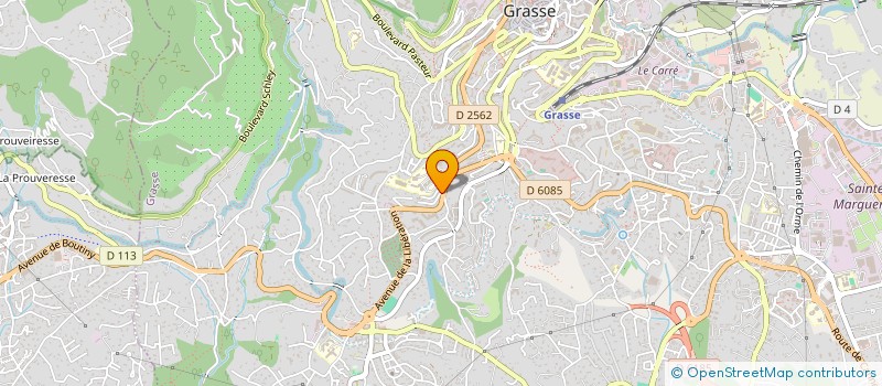 localisation de l'entreprise MAISONS INDIVIDUELLES ET CORPS D'ETAT TECHNIQUES DES ALPES MARITIMES à GRASSE