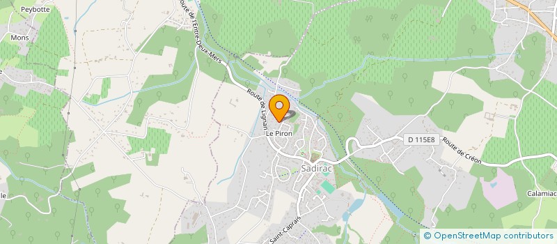 localisation de l'entreprise MAISONS JL  SADIRAC