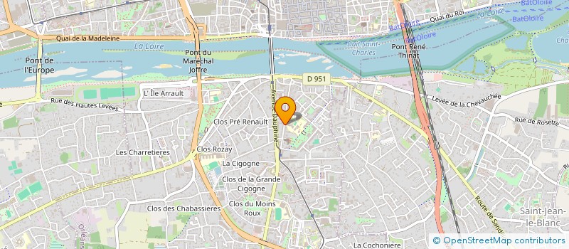 localisation de l'entreprise MAISONS JML à ORLEANS