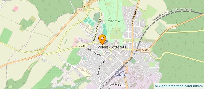 localisation de l'entreprise MAISONS L.B.  VILLERS-COTTERETS
