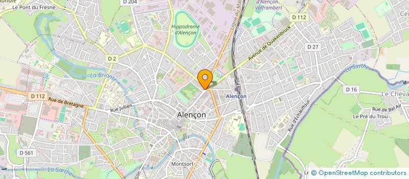 localisation de l'entreprise MAISONS LA ROCHE à ALENCON