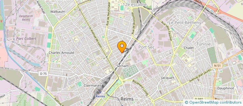 localisation de l'entreprise MAISONS LABEL CHAMPAGNE à REIMS