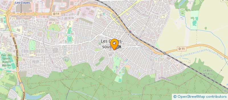 localisation de l'entreprise MAISONS-LAFFITTE - PLAIN'ITUDE SOCIETE CIVILE DE CONSTRUCTION-VENTE  LES CLAYES-SOUS-BOIS