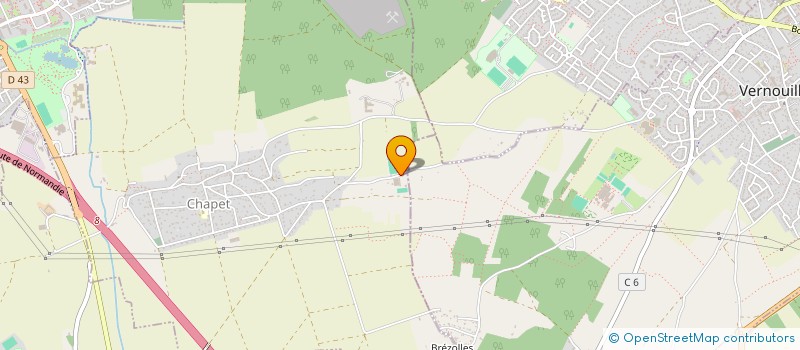 localisation de l'entreprise MAISONS LAFITTE ASSOCIATION SPORTIVE HORSE BALL  CHAPET