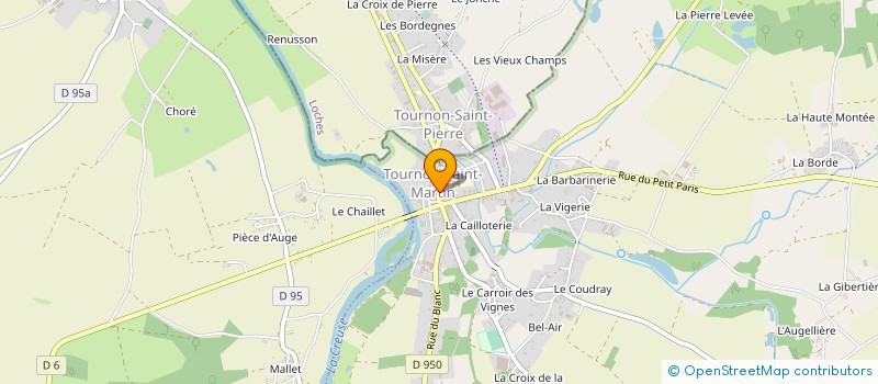 localisation de l'entreprise MAISONS LAURIS à TOURNON-SAINT-MARTIN