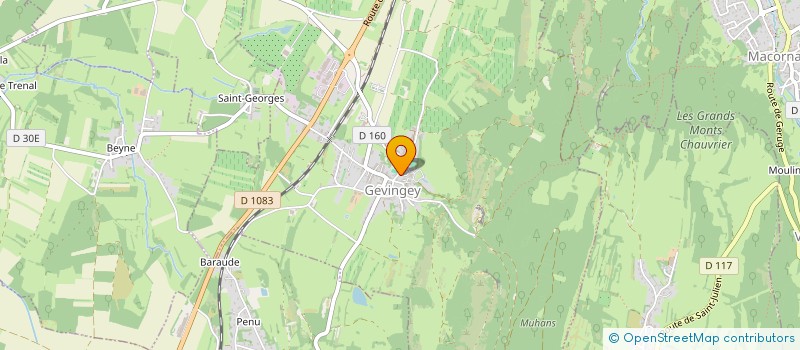 localisation de l'entreprise MAISONS LEJERA  GEVINGEY